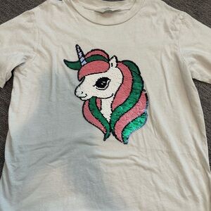 Unicorn Sequin Kids Shirt